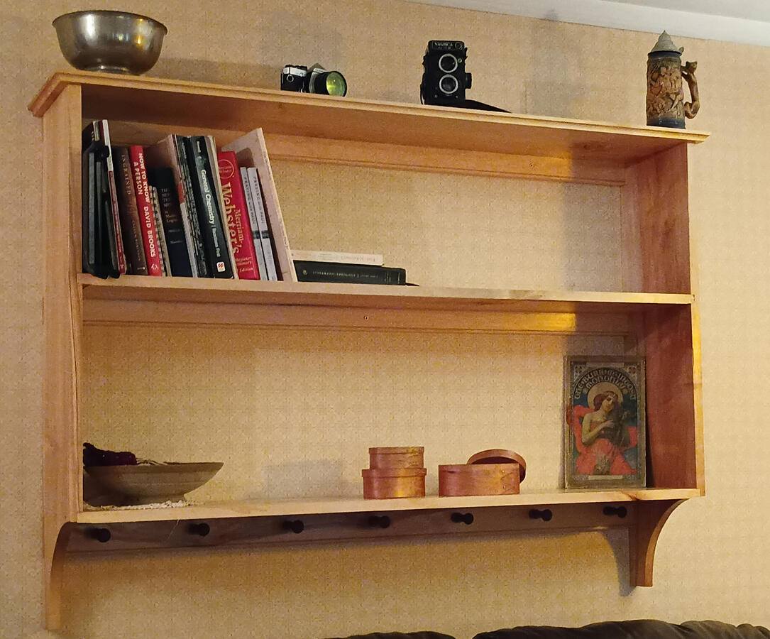 Wall-Mounted Bookshelf